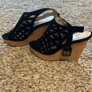 Calvin Klein “Hilda” cork Wedges size 7.5